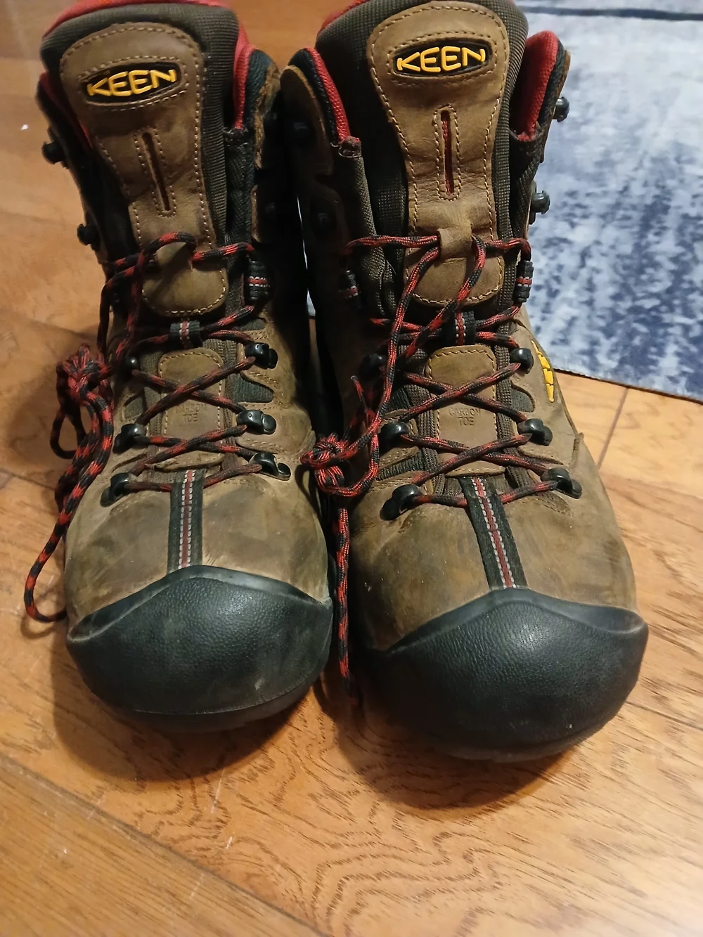 KEEN Men's Brown Waterproof Steeltoe Boot With Box